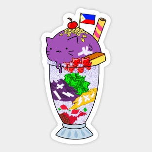 Halo Halo KITTY Sticker